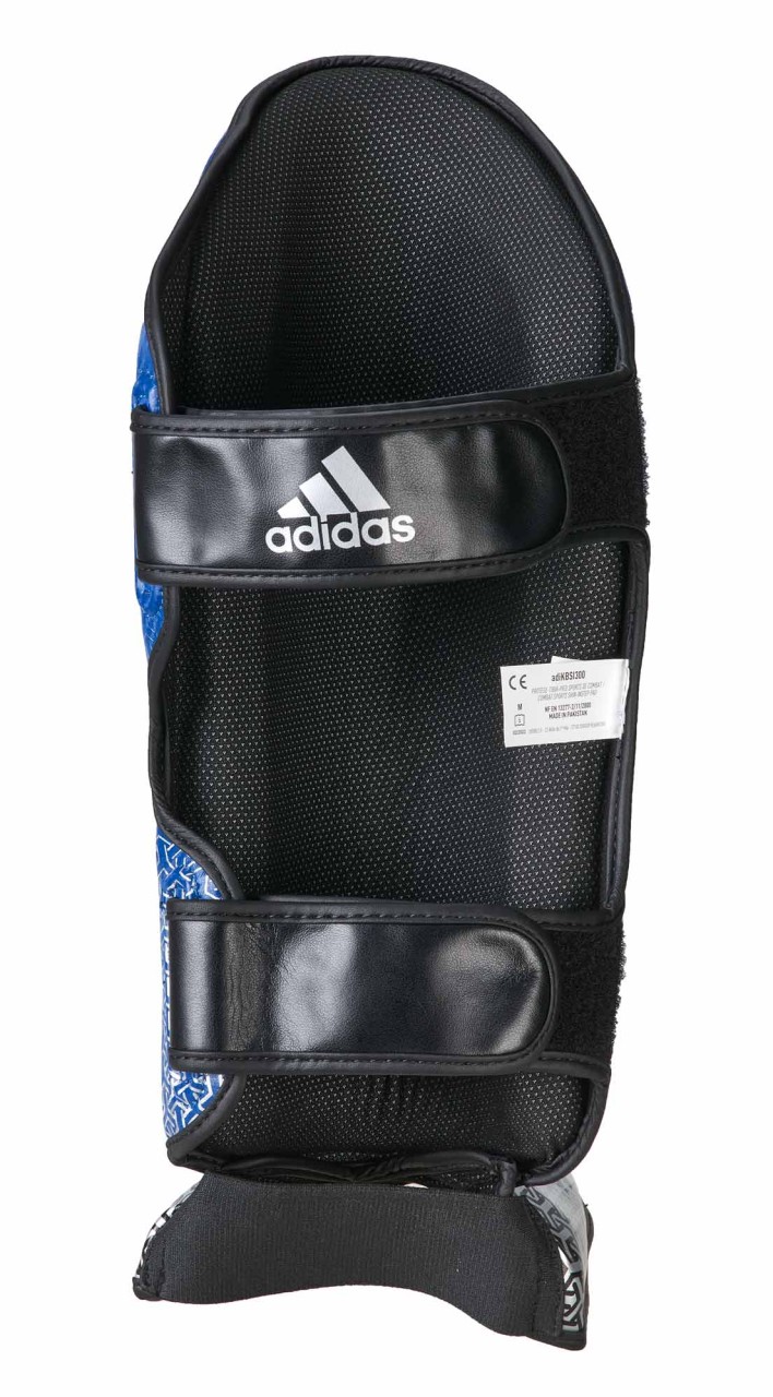 Element 5 von 5 (Bild) – Adidas Pro Kickboxing Schienbein-Spannschutz blue/silver